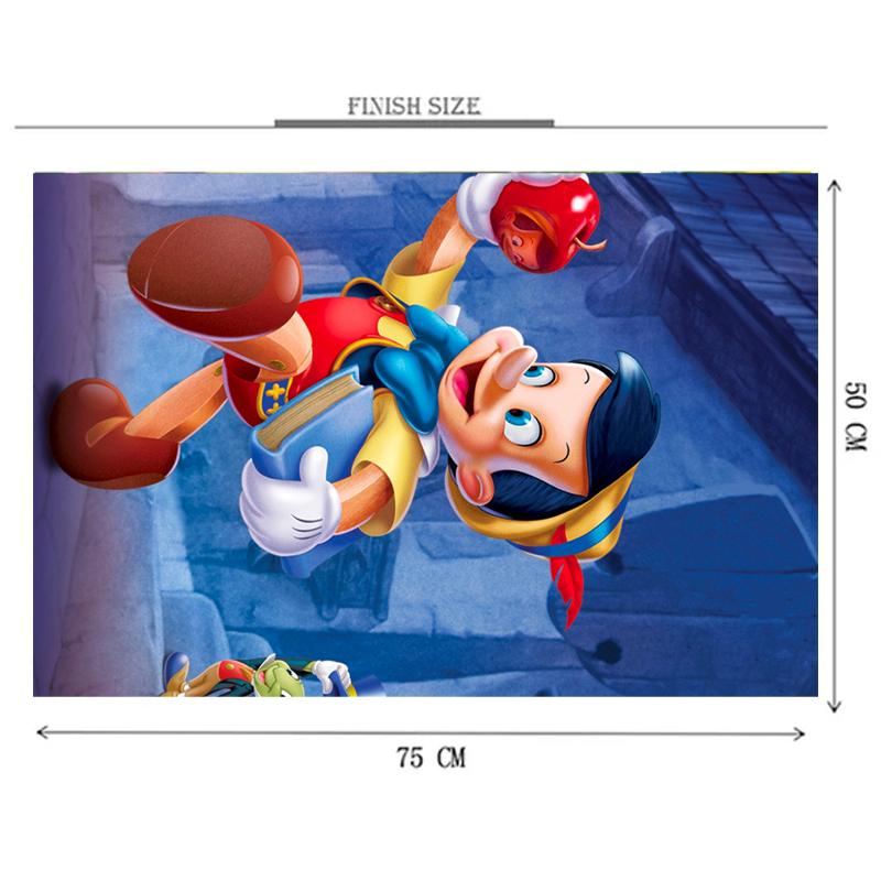 Pinocchio Wooden 1000 Piece Jigsaw Puzzle Toy For Adults and Kids puzzle
