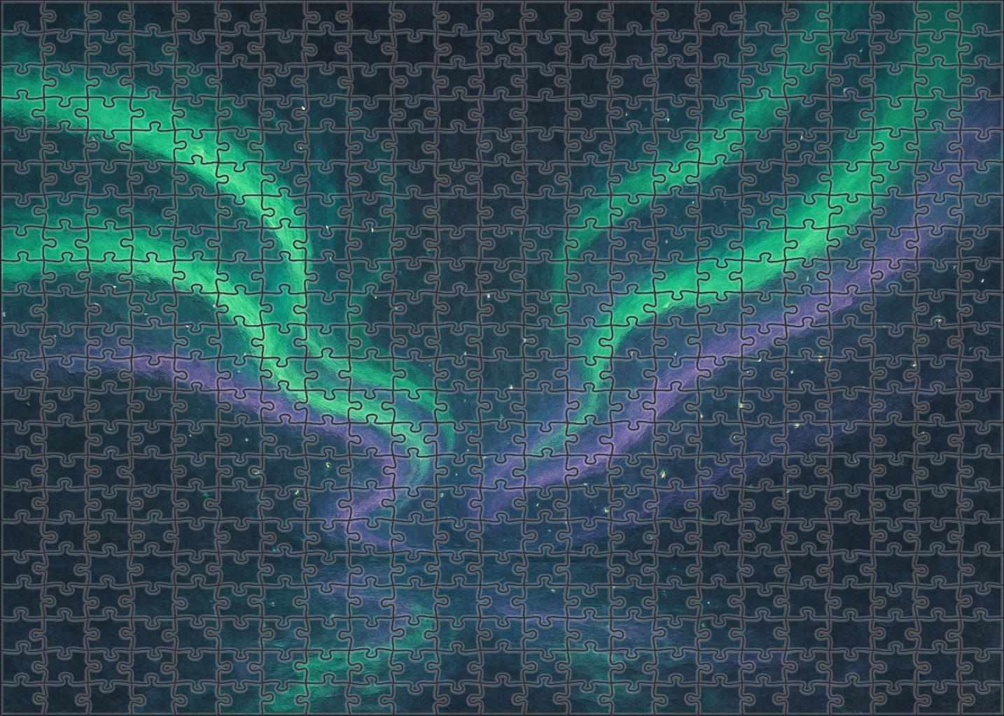 Echoes Of The Aurora Mind creative custom wood puzzles