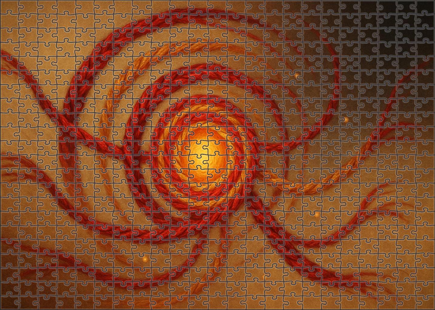 Pulse Of The Cosmic Tapestry premium quality wood jigsaw puzzles