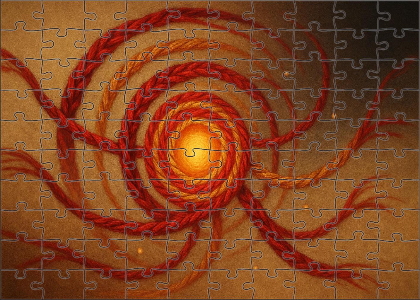 Pulse Of The Cosmic Tapestry premium quality wood jigsaw puzzles