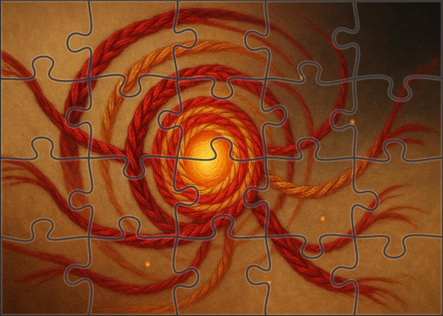 Pulse Of The Cosmic Tapestry premium quality wood jigsaw puzzles