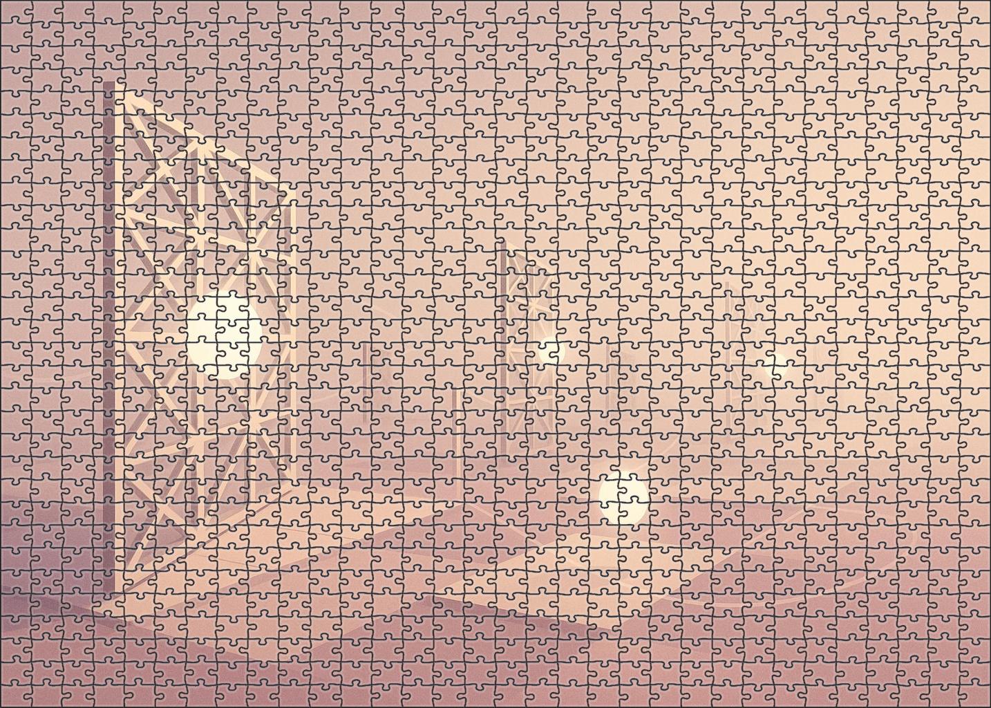 Silent Lattice Of Dawn personalized wooden puzzle sets