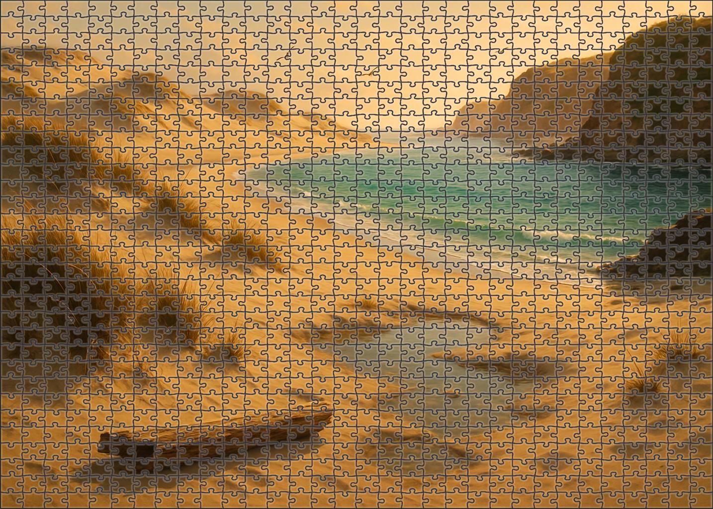 Secluded Dune Cove premium quality wood jigsaw puzzles