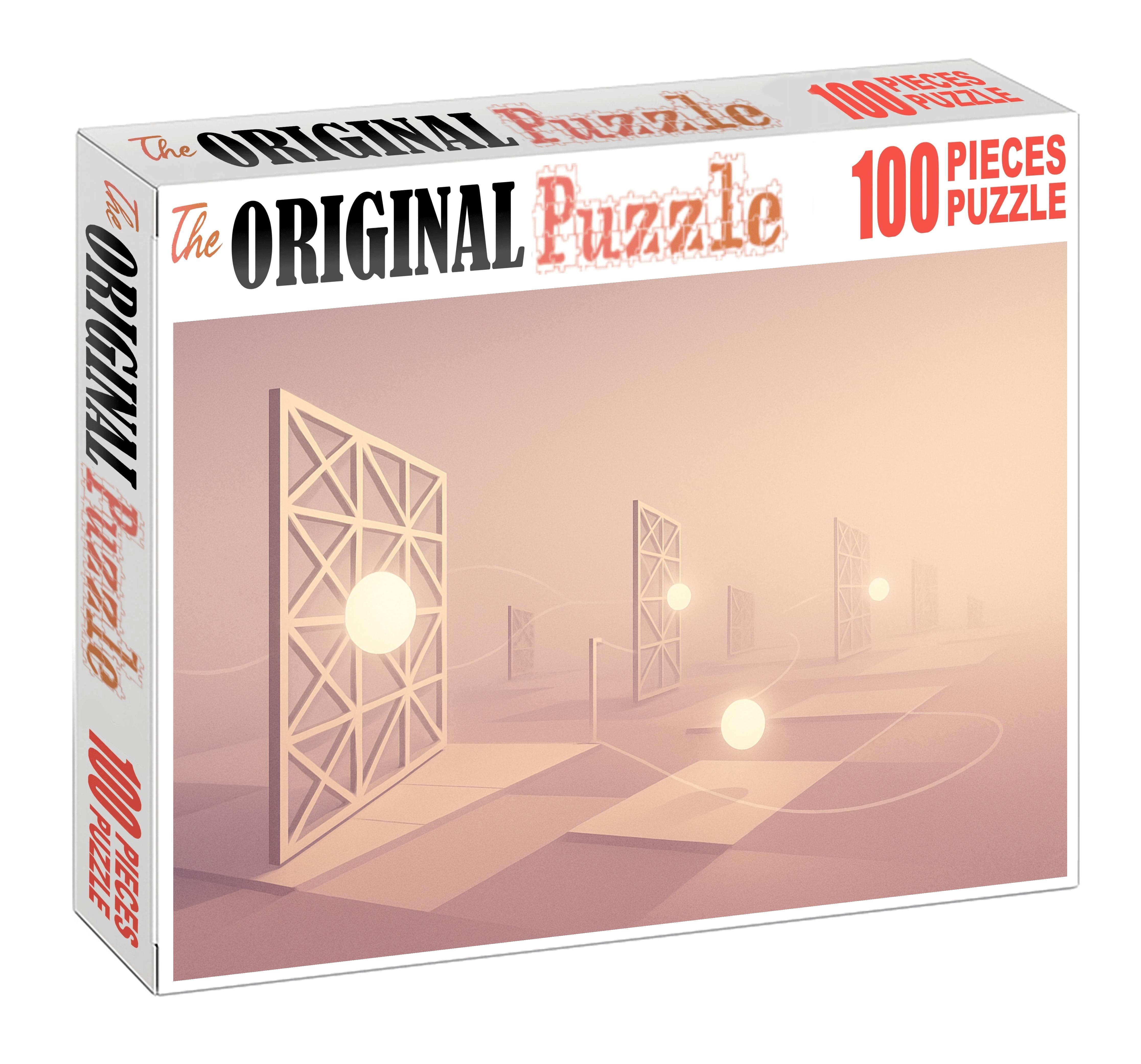 Silent Lattice Of Dawn personalized wooden puzzle sets