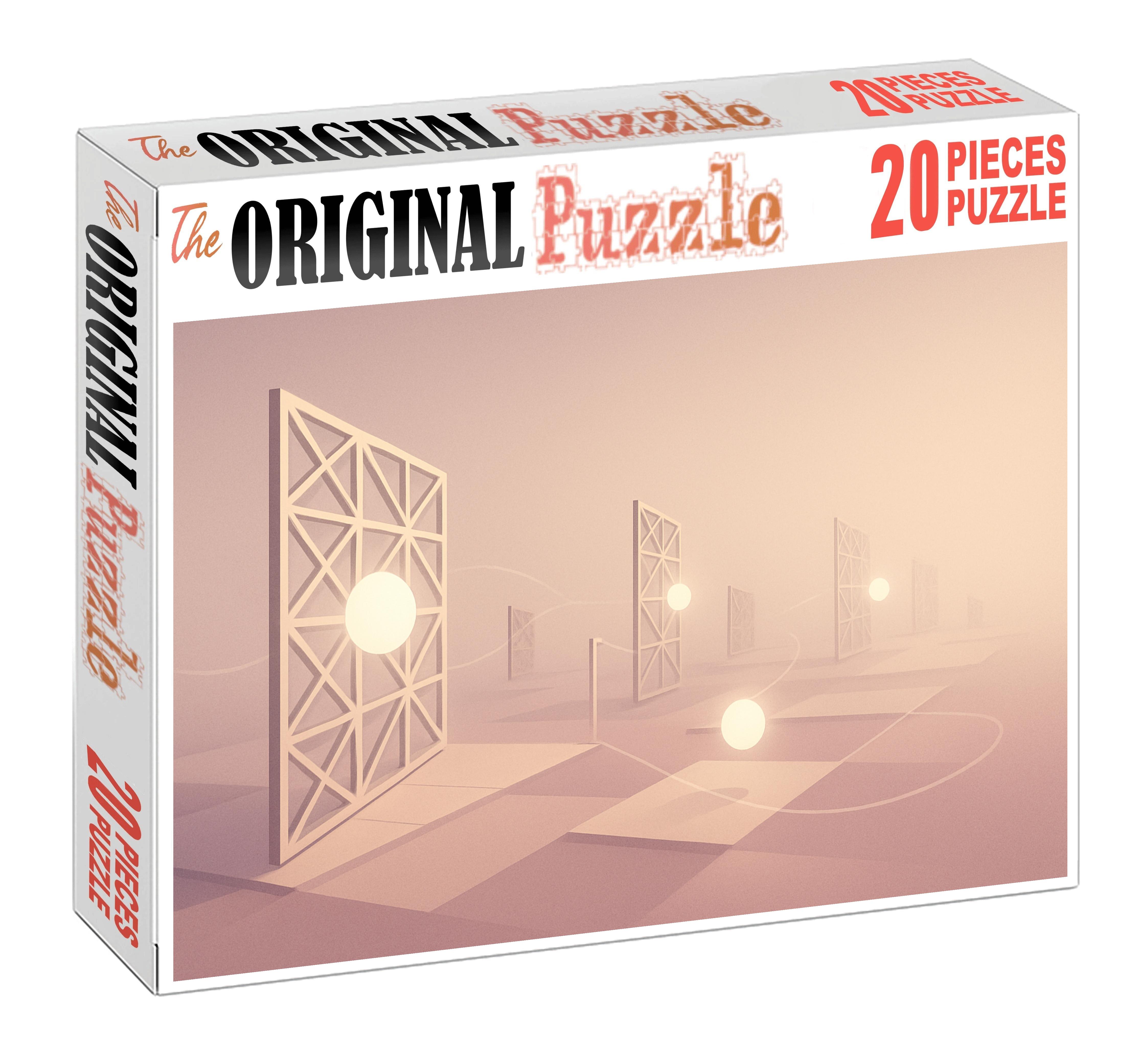 Silent Lattice Of Dawn personalized wooden puzzle sets