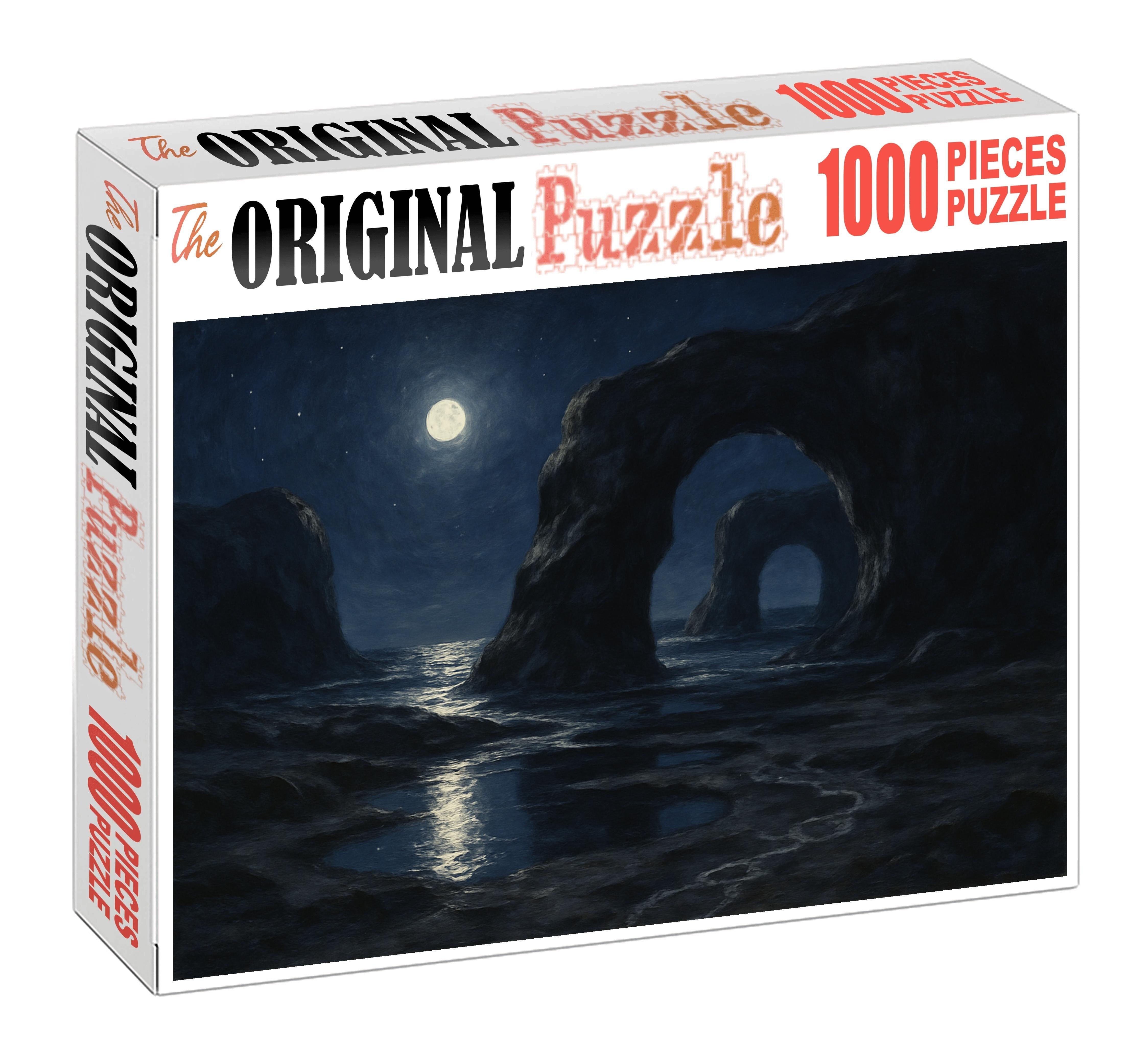 Moonlit Rock Arches stylish educational wooden puzzles
