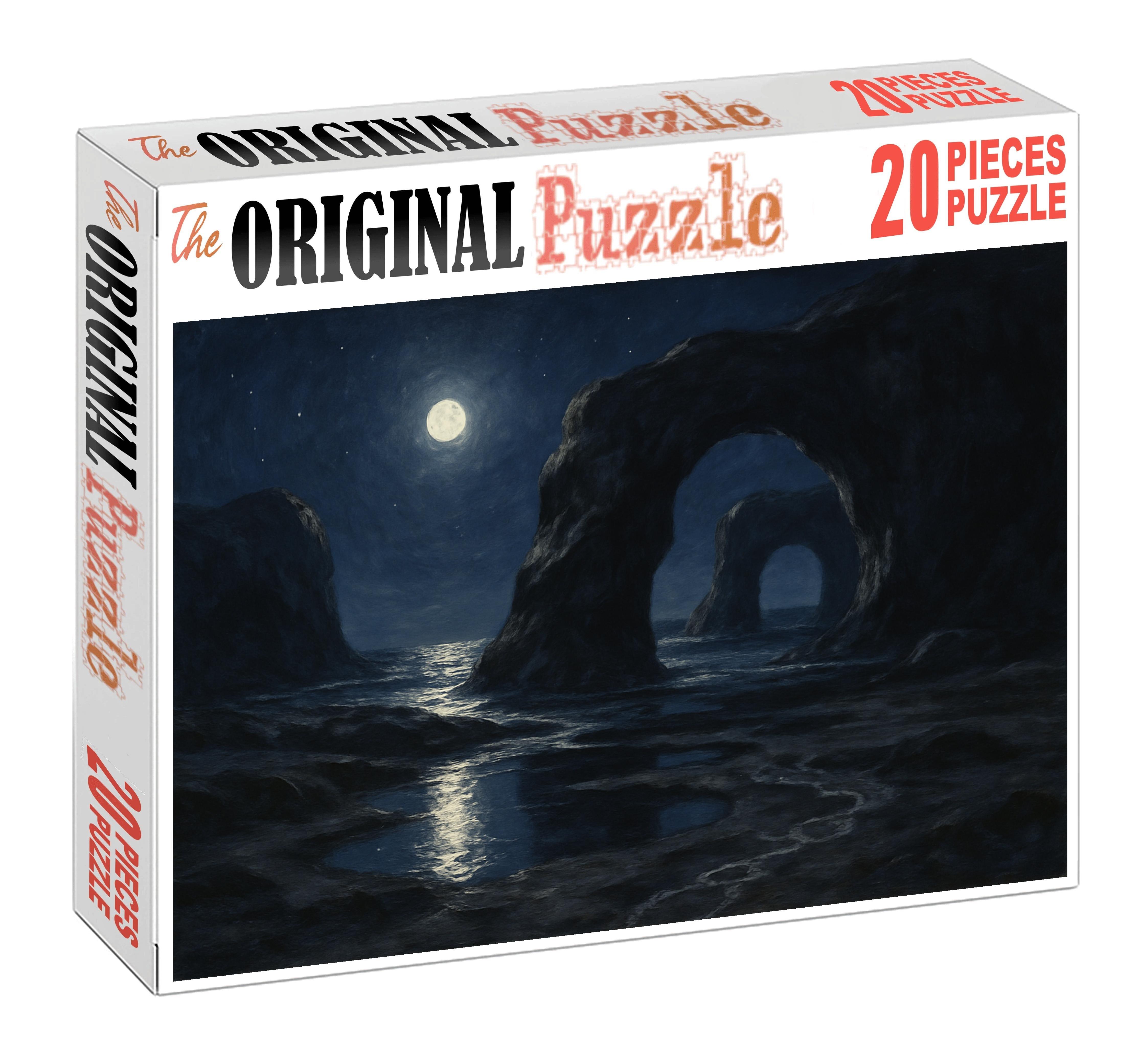 Moonlit Rock Arches stylish educational wooden puzzles