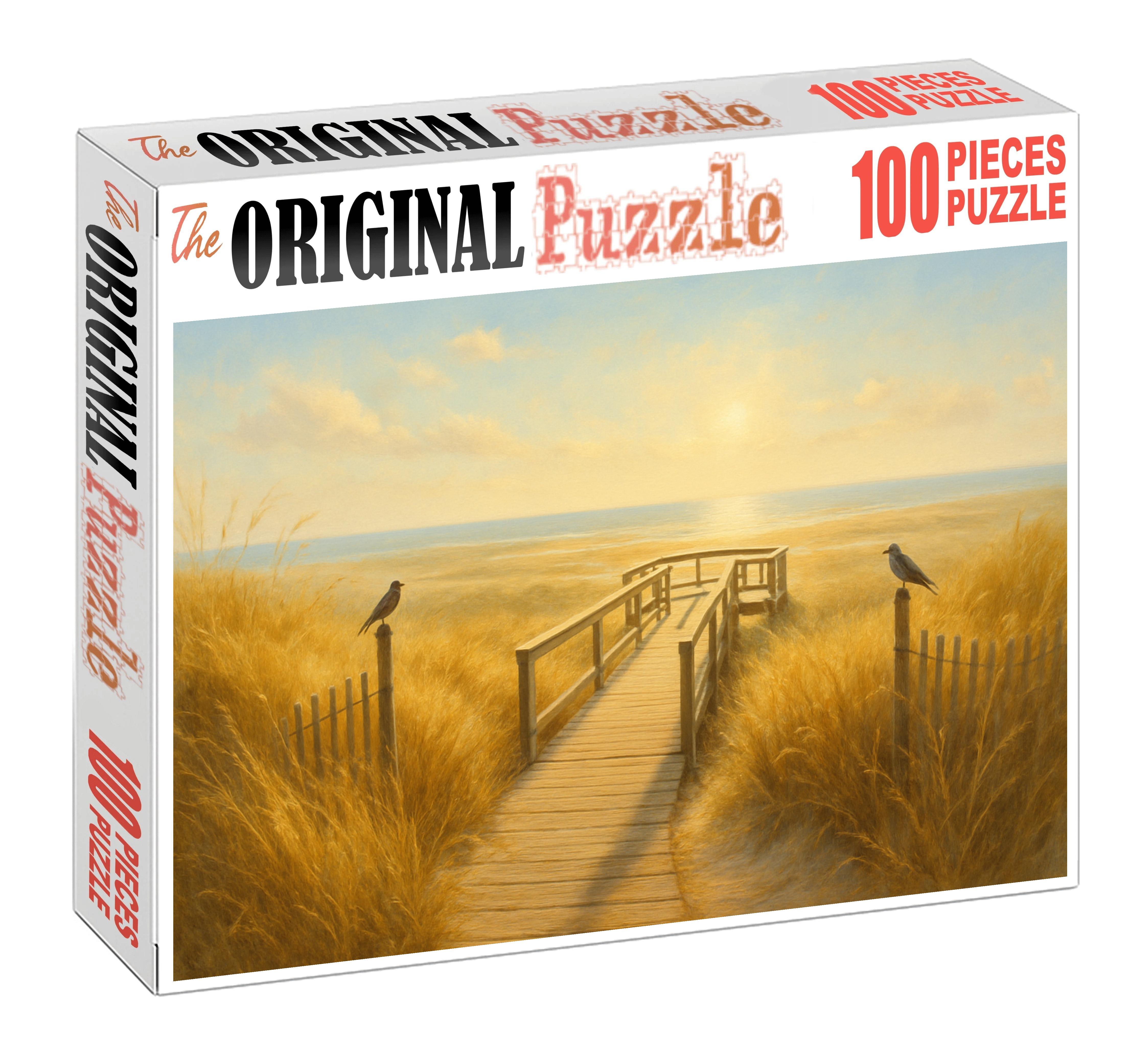 Seagrass Dune Overlook designer engraved jigsaw puzzles
