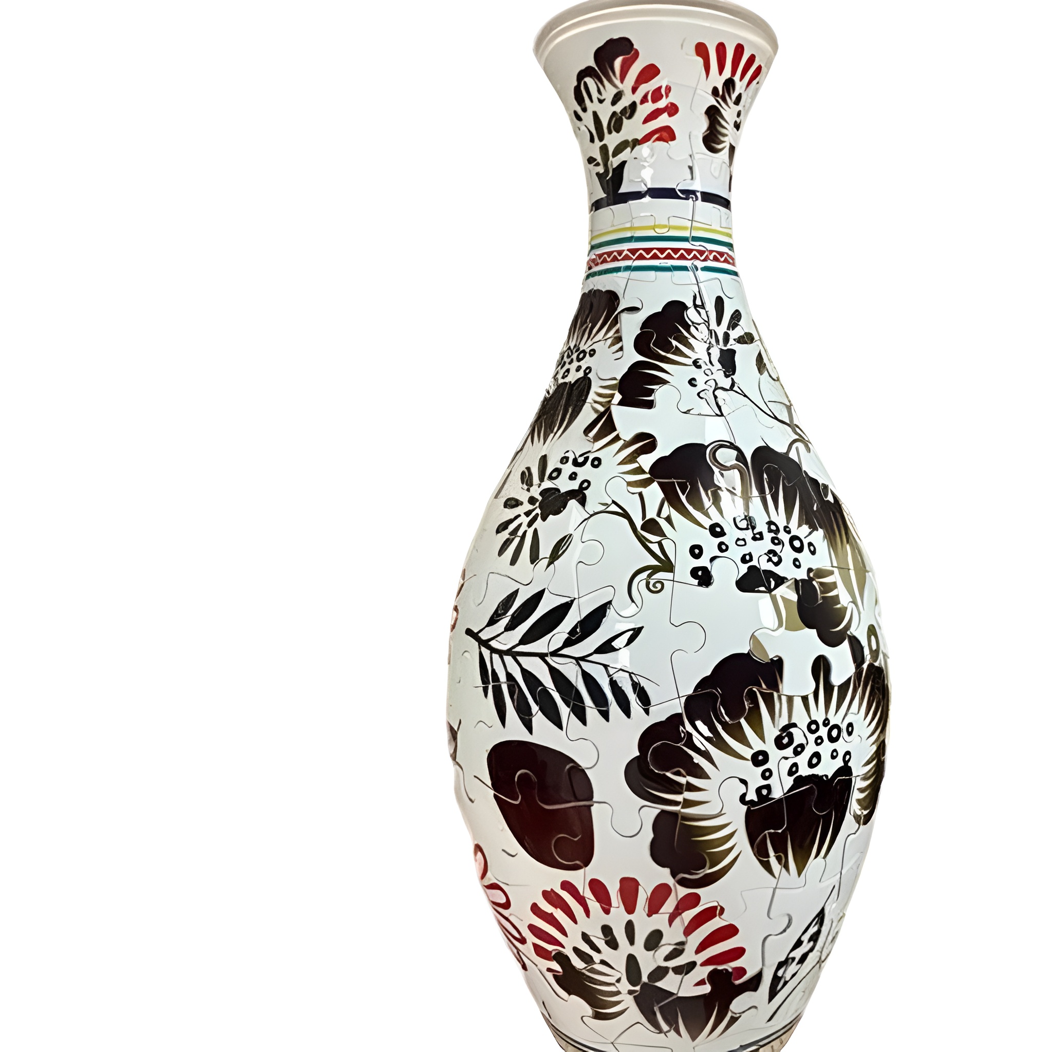 DIY 3D Puzzle Vase Unique Tabletop Ornament for Shelf Living Room Decoration