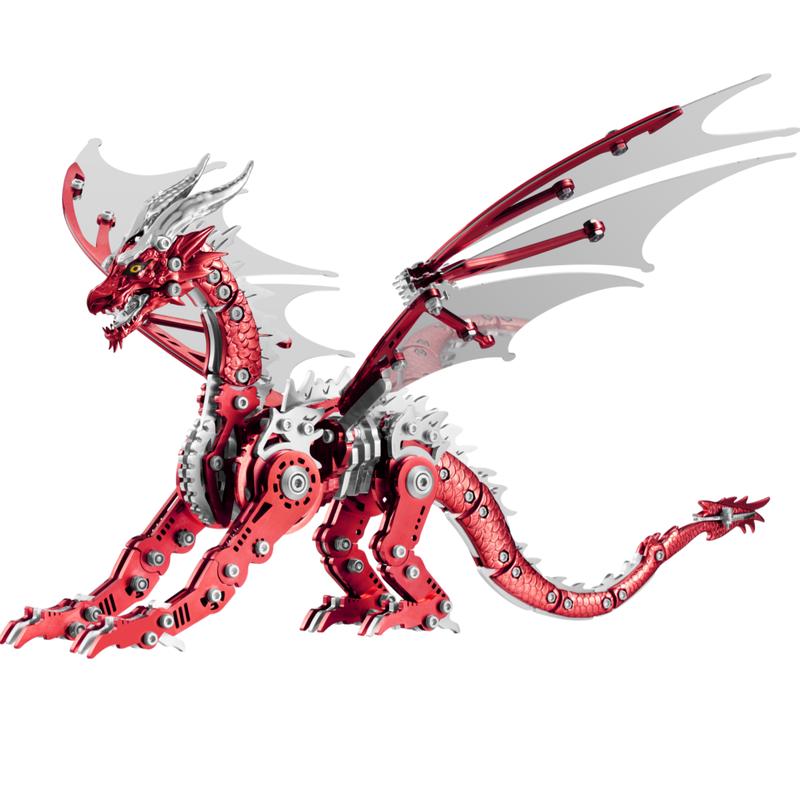 3D Stainless Steel Dragon Design DIY Puzzle Kit