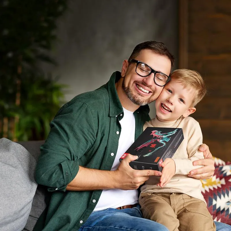 3D Stainless Steel Dragon Design DIY Puzzle Kit