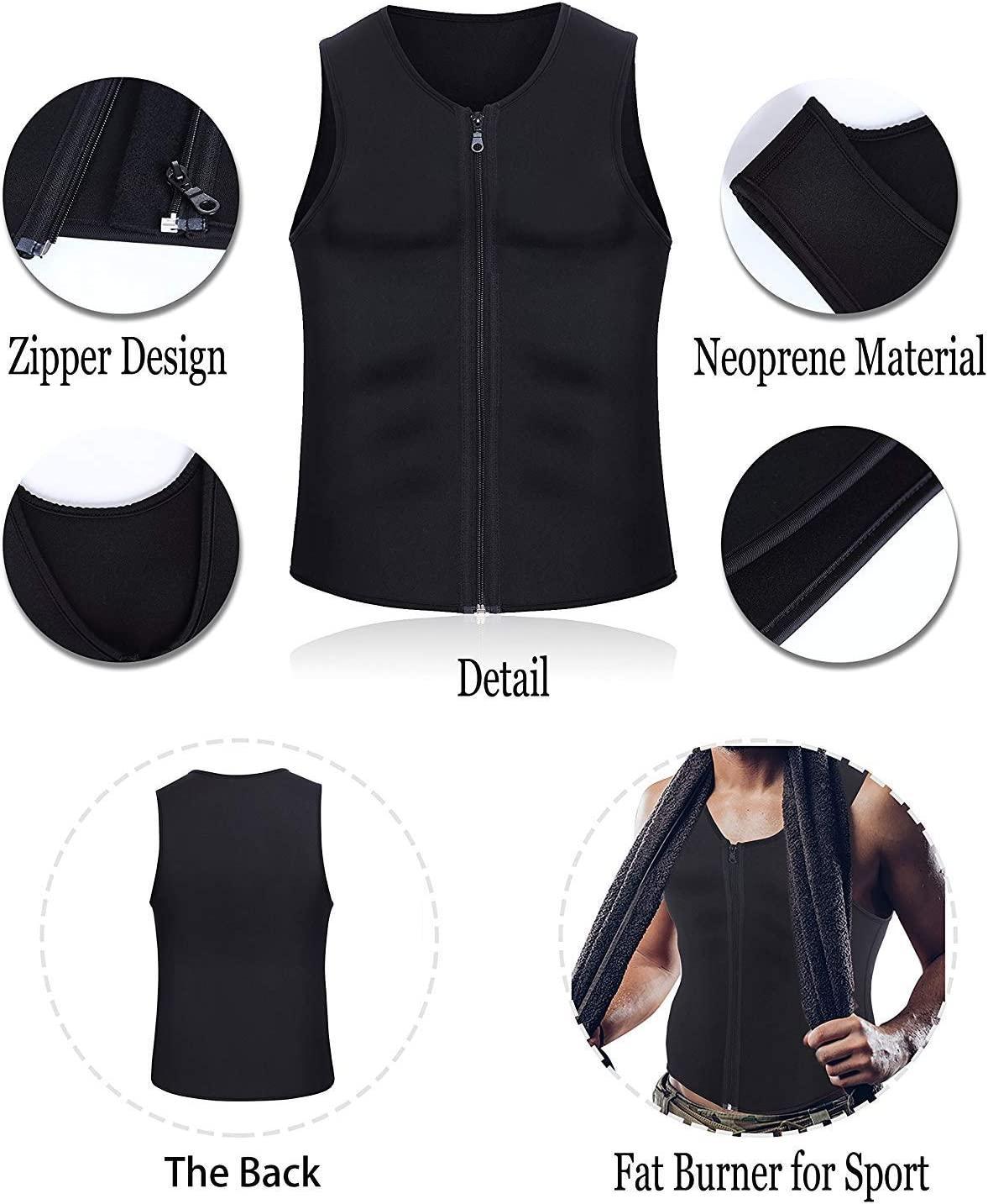 Comfortable Sauna Vest Body Shaper For Men - Slimming Body Vest