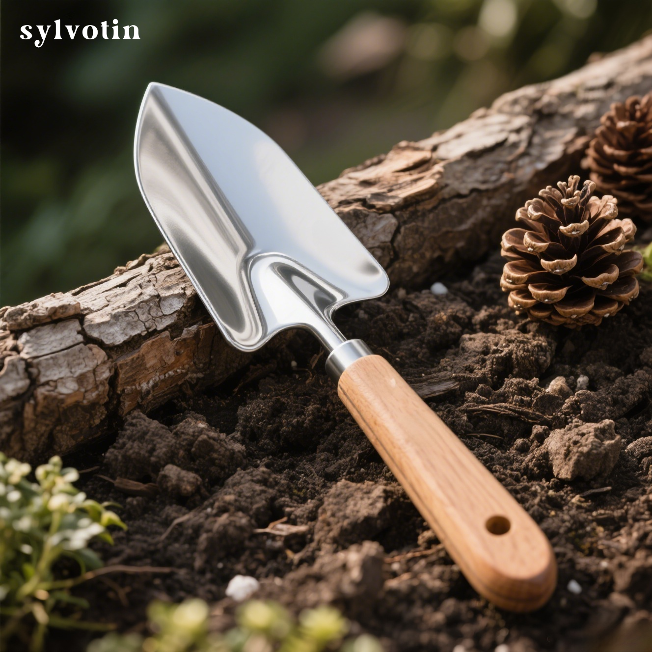 Pelle pointue en acier inoxydable