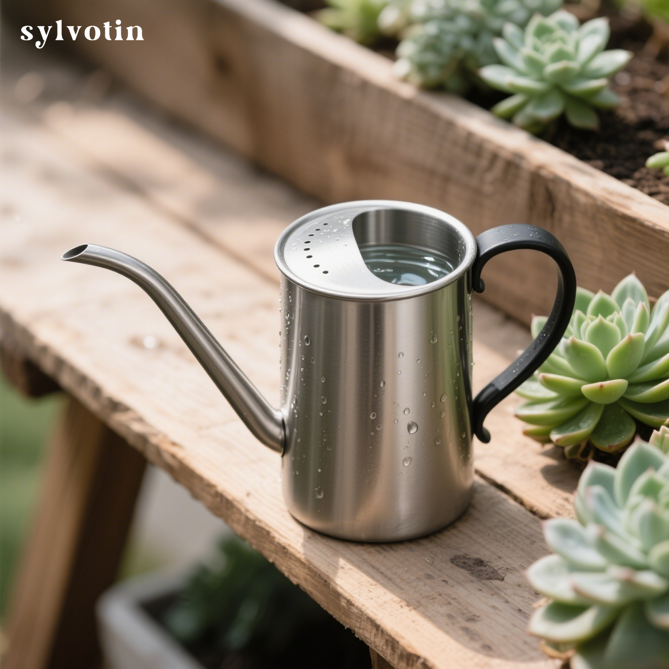 Arrosoir en acier inoxydable