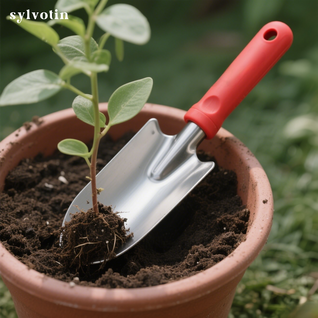 Pelle à transplanter à large ouverture