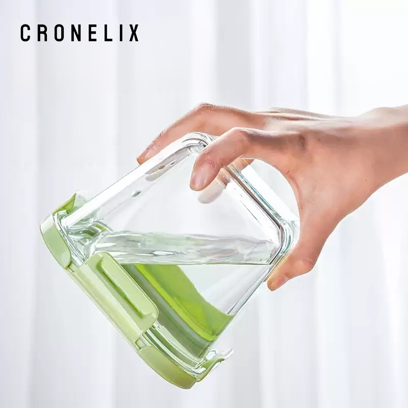 Verre carré soupe bowl lunch box