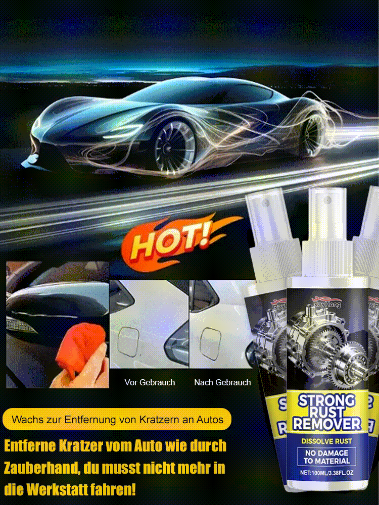 Auto Rostentferner + Reparatur + Politur 3-in-1 Spray