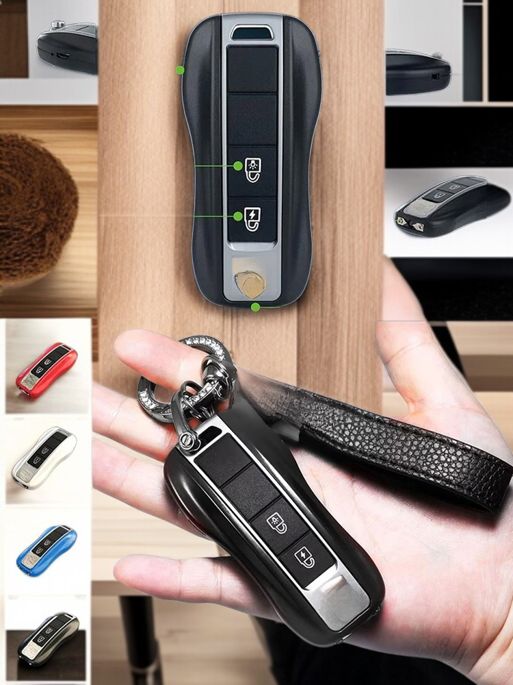 Multifunktionaler Selbstverteidigungs-Taschenlampen-Schlüsselanhänger