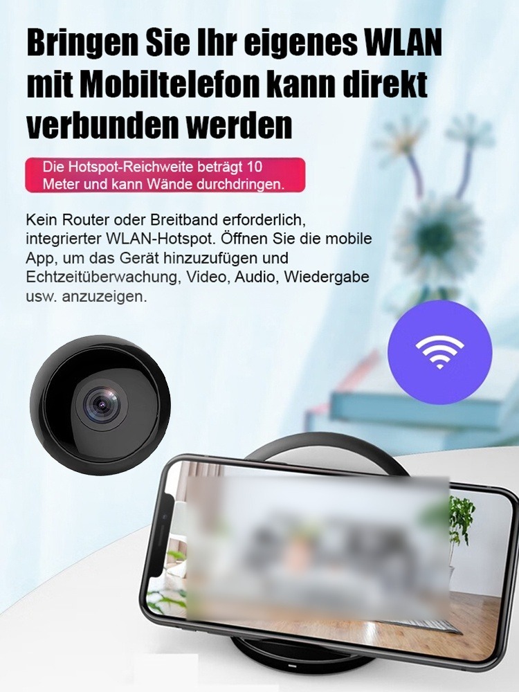 HD-Wireless-Intelligente Kamera