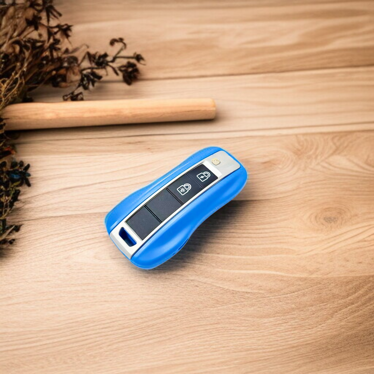 Multifunktionaler Selbstverteidigungs-Taschenlampen-Schlüsselanhänger