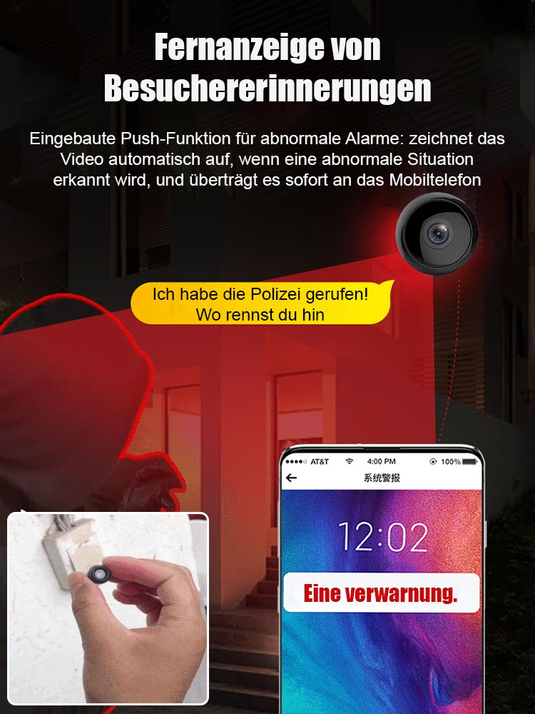 HD-Wireless-Intelligente Kamera