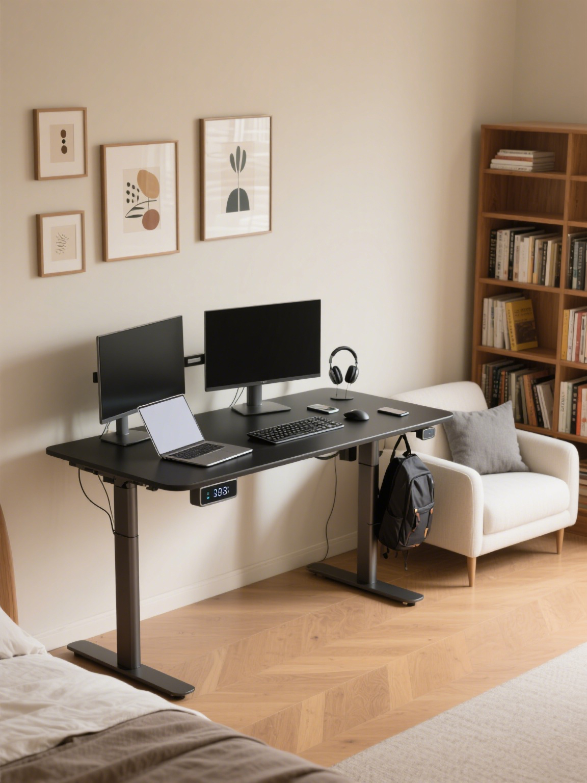 Elektrický stůl pro práci ve stoje i v sedě