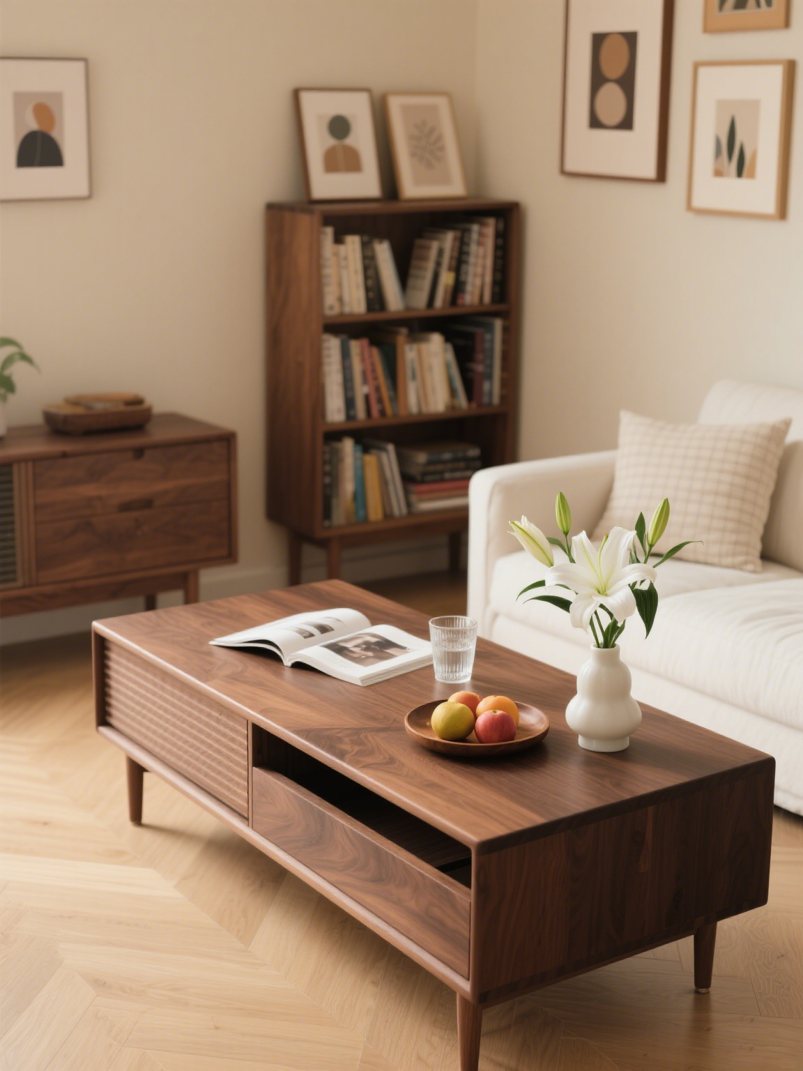 Konferenční stolek z masivu – přírodní dekorace interiéru