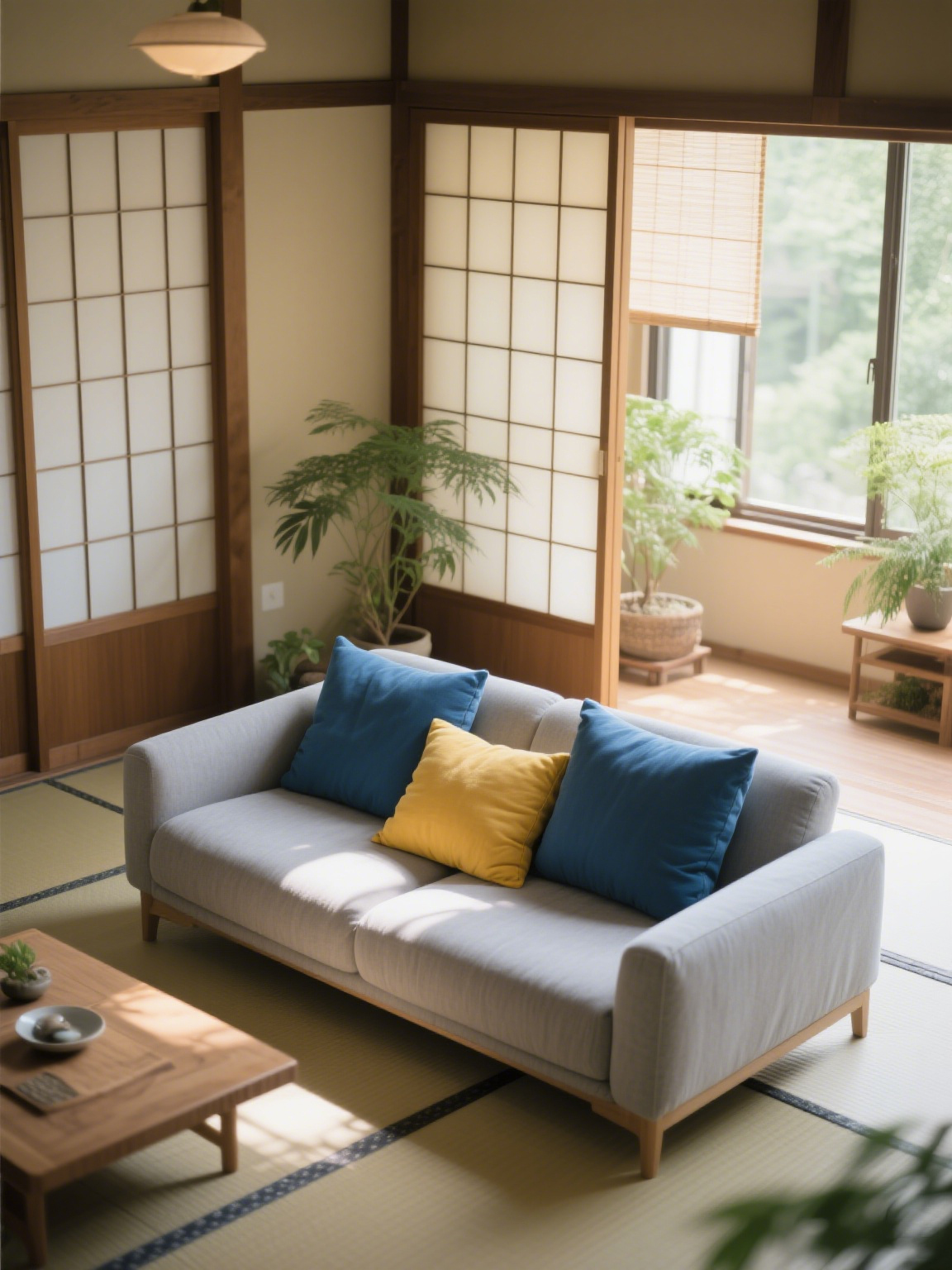 Detail pohodlného čalounění pohovky