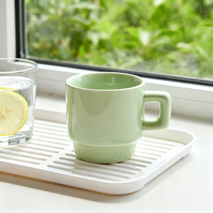 Tasse verte pomme verte