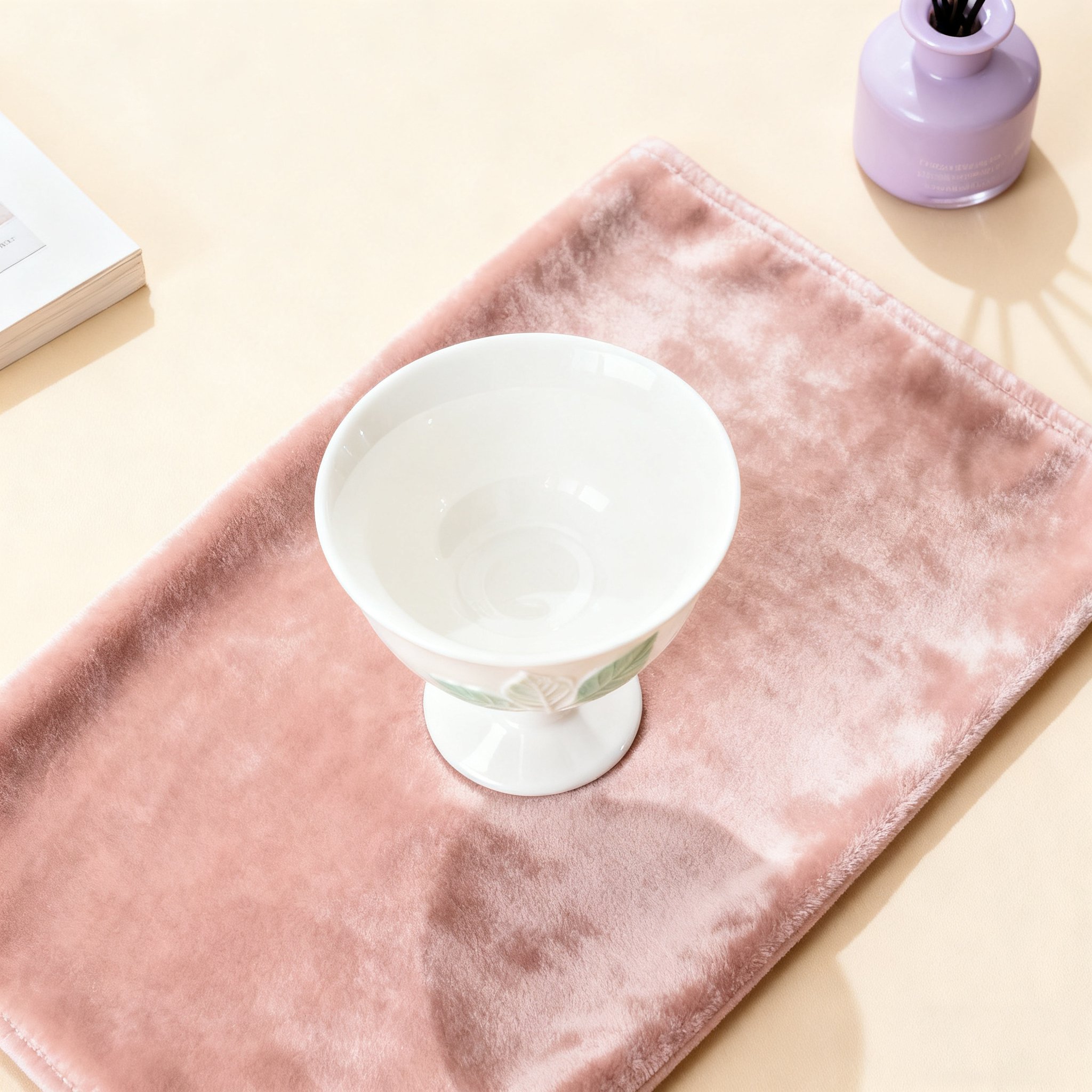 Gobelet en céramique écologique à motif végétal