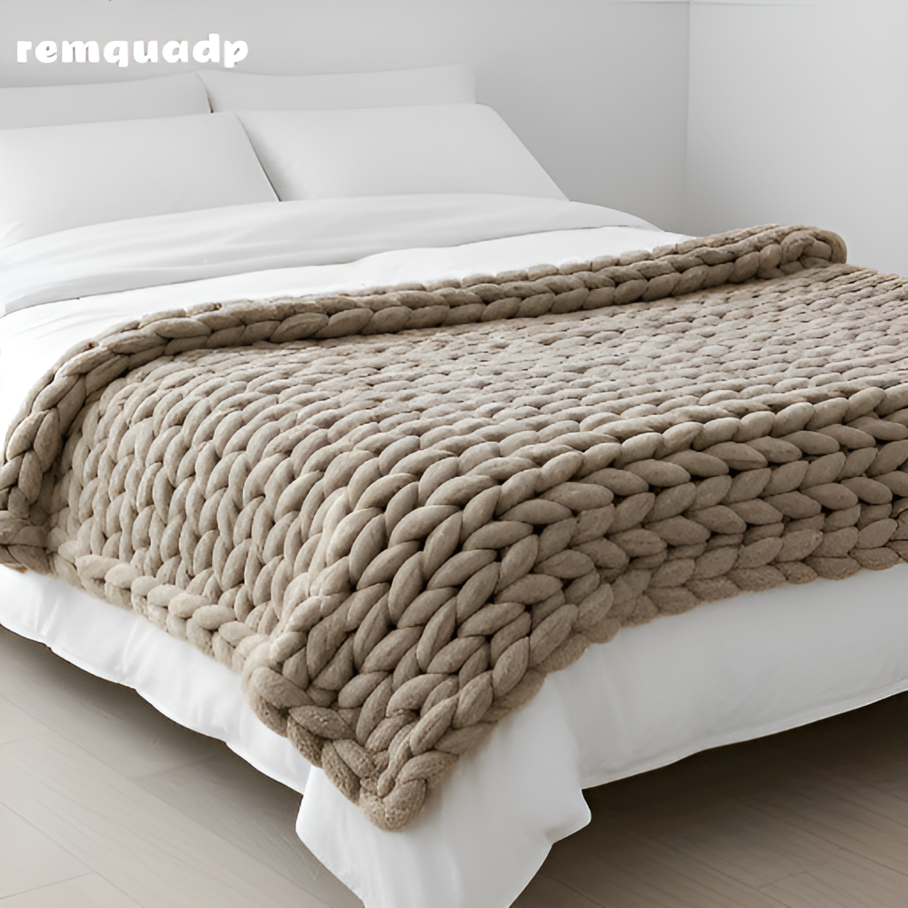 zimní zesílená deka na pohovku