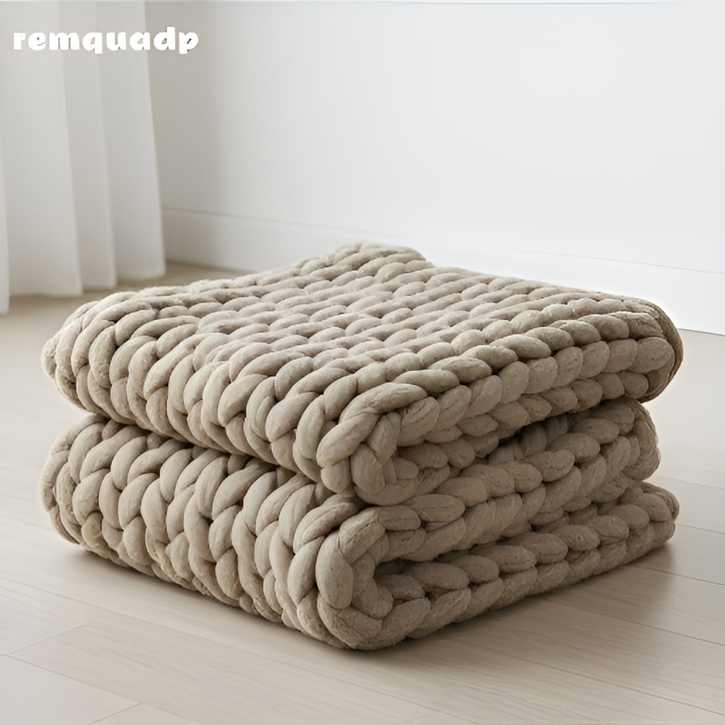 zimní zesílená deka na pohovku