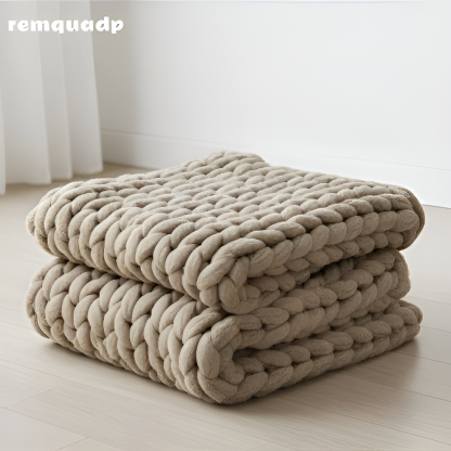 zimní zesílená deka na pohovku