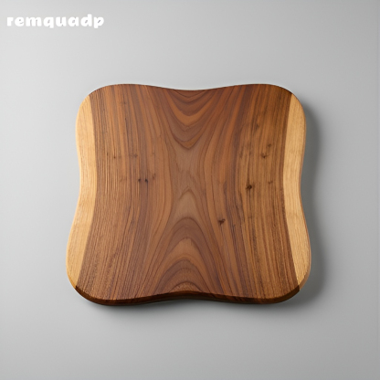 Lepicí prkénko na krájení z masivního dřeva, kuchyňské nože (balení 2 ks)