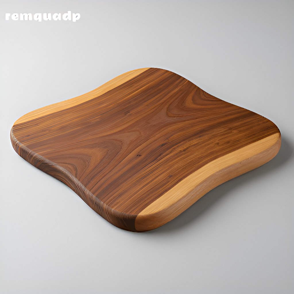 Lepicí prkénko na krájení z masivního dřeva, kuchyňské nože (balení 2 ks)