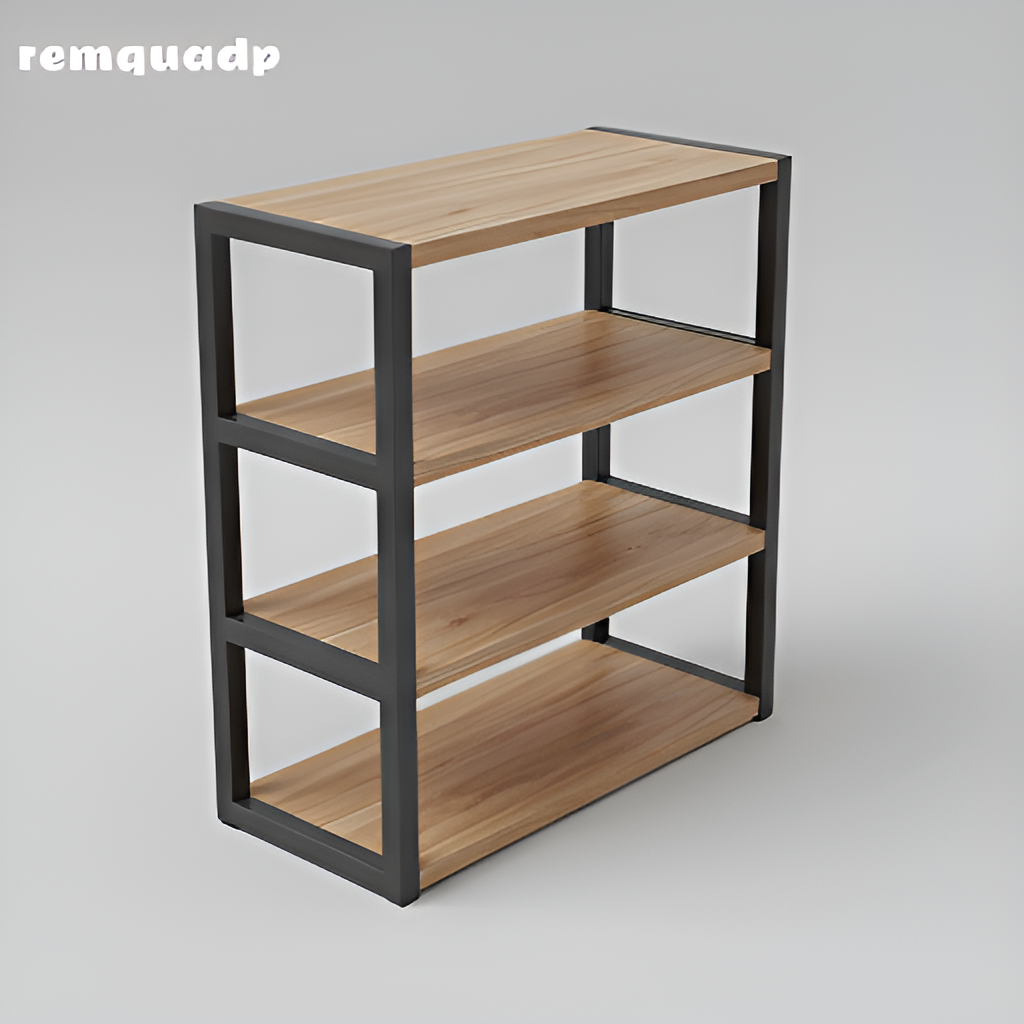 Detail ocelové konstrukce úložného regálu