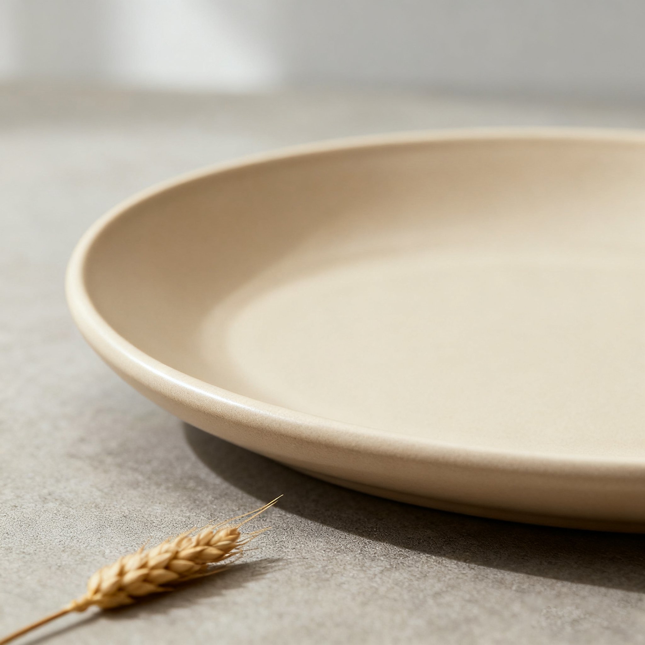 Assiettes ovales en céramique pour présentation de plats