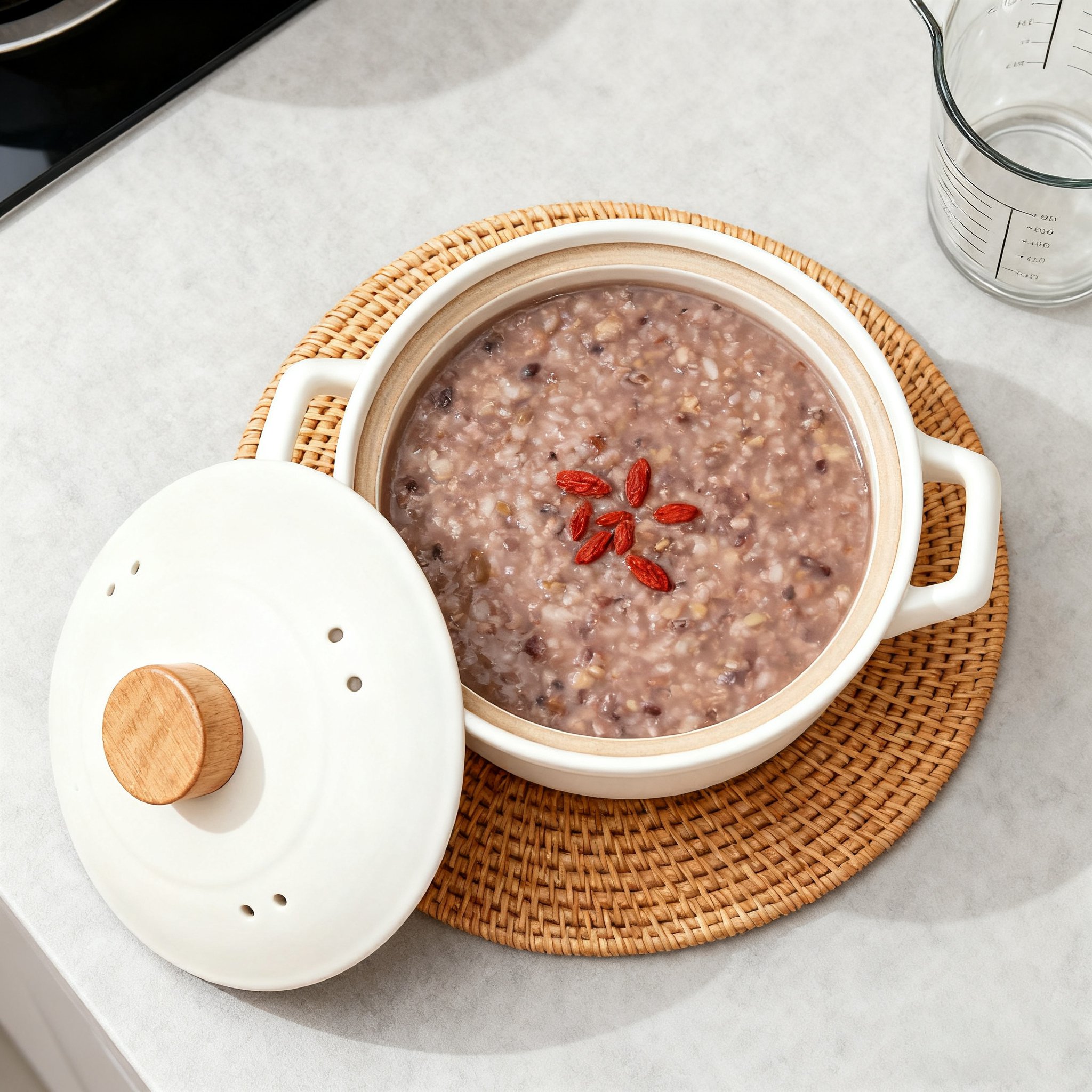 Cocotte de qualité supérieure avec couvercle hermétique