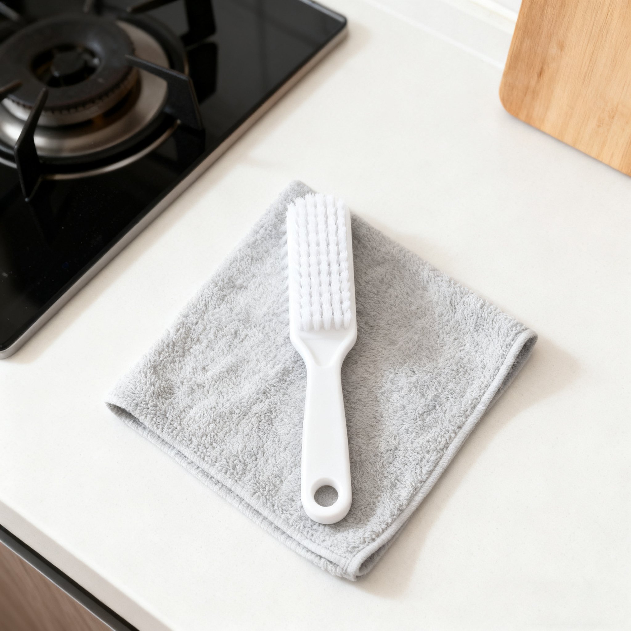 Brosse pour éliminer la saleté dans la cuisine