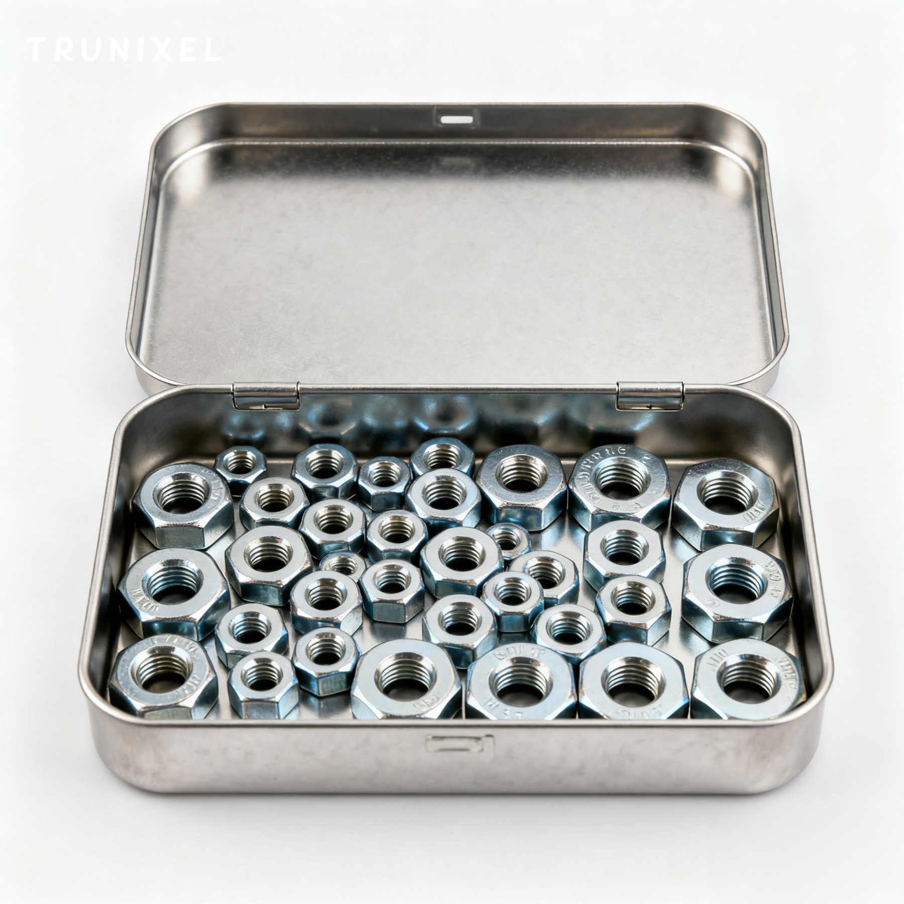 Écrous hexagonaux en acier inoxydable (200 pièces)