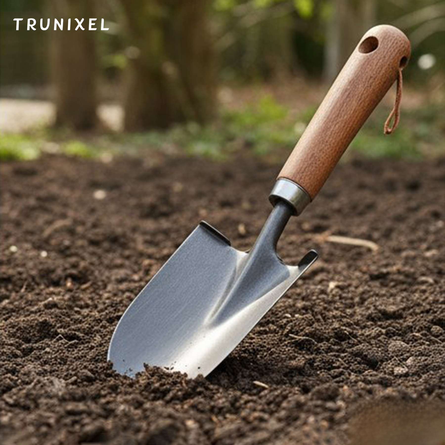 Pelle pointue en acier inoxydable