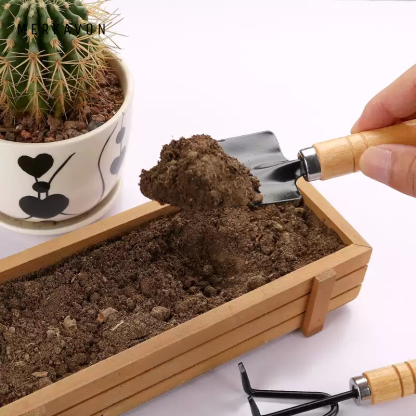 Jardinage lâcher terre outils de plantation ensemble de trois pièces