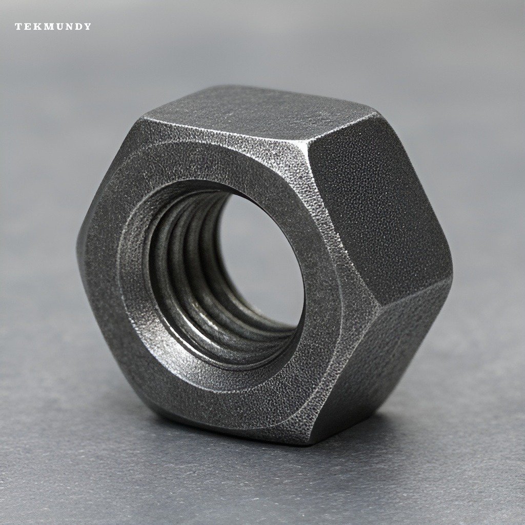 Verpackung mit 500 Edelstahl Sechskantmuttern