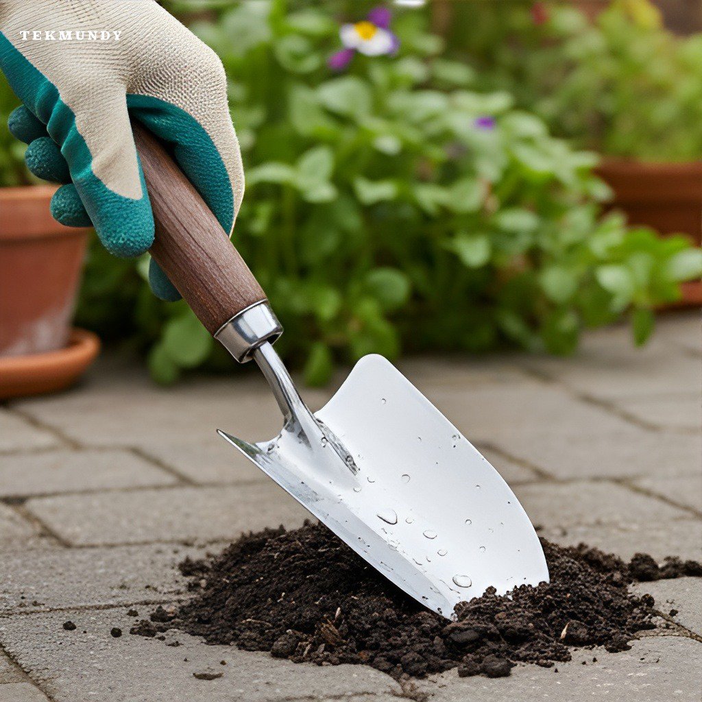 Ergonomische Handschaufel für Gartenarbeit