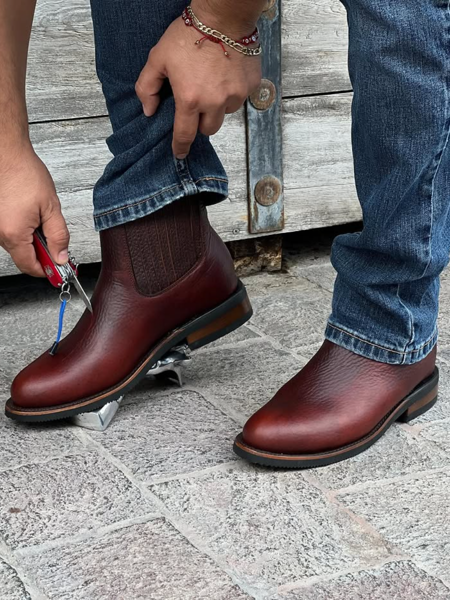 New Oval Booties With Scratch-resistant Rubber Soles
