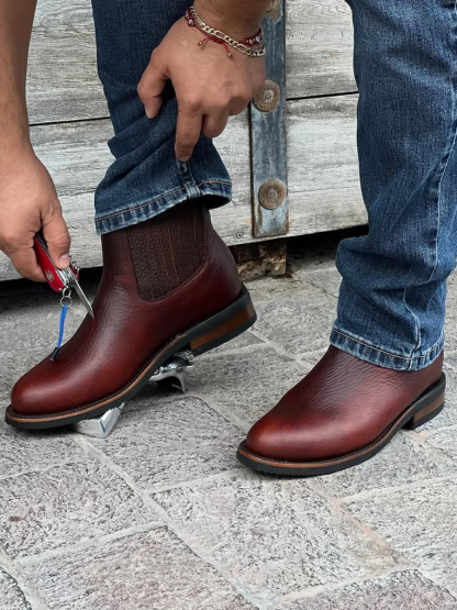 New Oval Booties With Scratch-resistant Rubber Soles