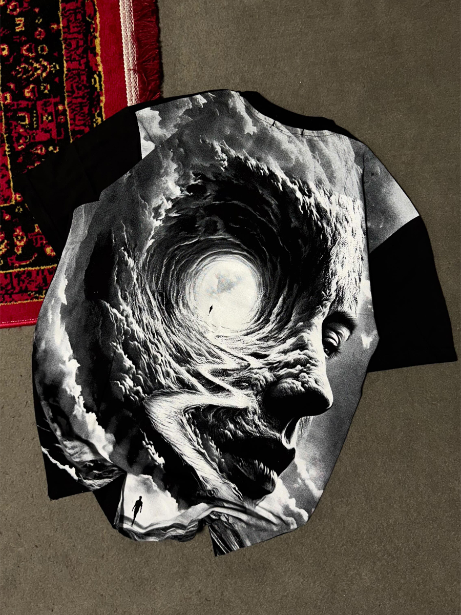 Men's Digital Print Short Sleeve Top