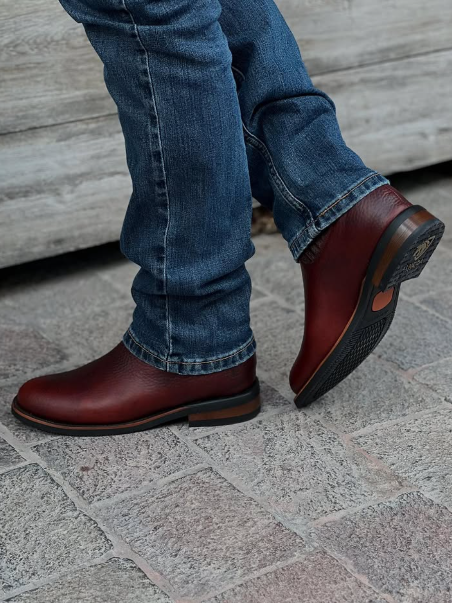 New Oval Booties With Scratch-resistant Rubber Soles