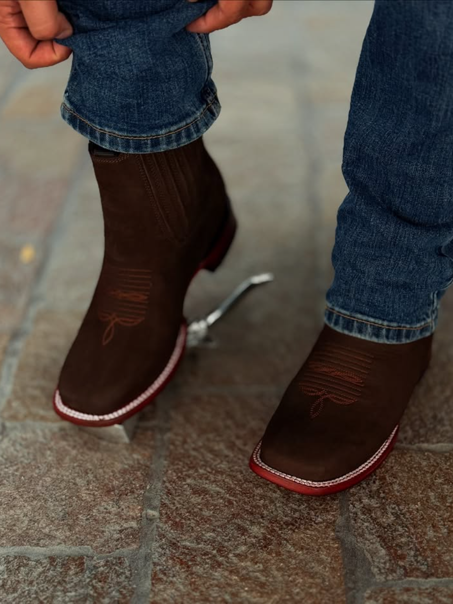 Brown Bull Ringle Cowboy Boots