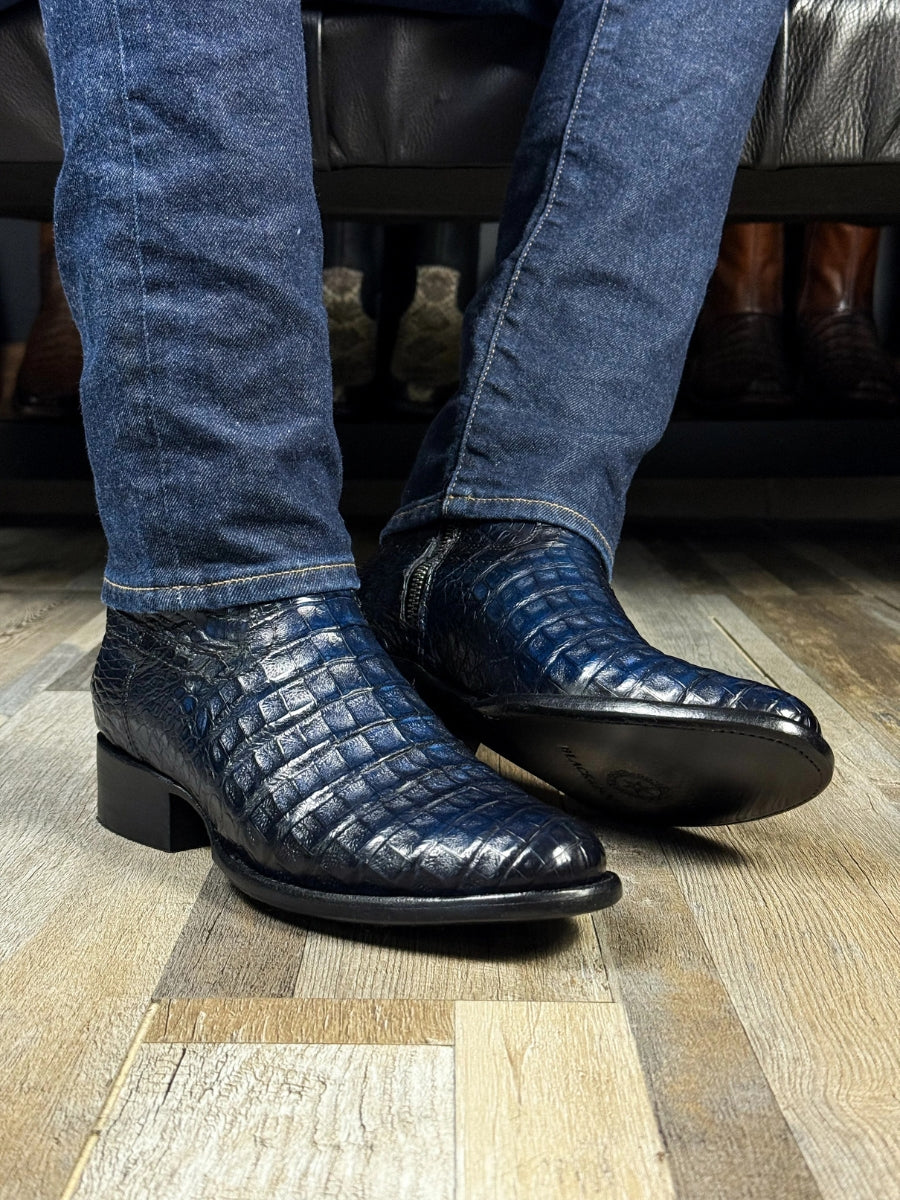 Full Crocodile Fuscus Boots Oval